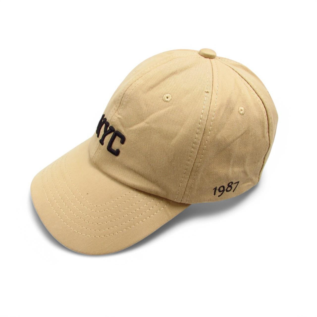 NYC Embroidered Logo Cap - 1987 Side Script Hit